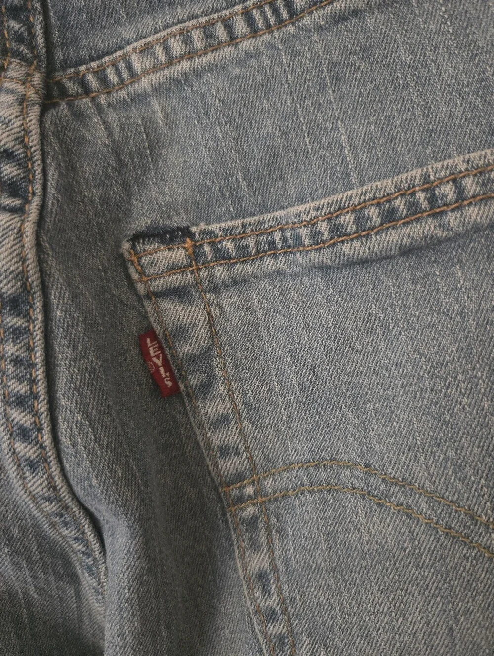 Big E Levi's Premium Denim Jeans (W31 L32) Light Wash Premium Classic